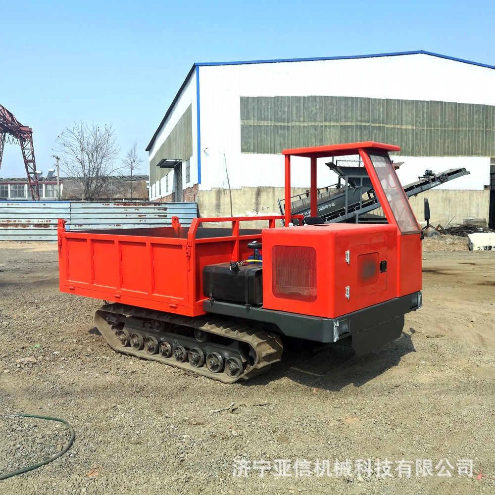 農(nóng)用全地形履帶運(yùn)輸車 果園自卸履帶農(nóng)用車 苗木綠化履帶隨車吊