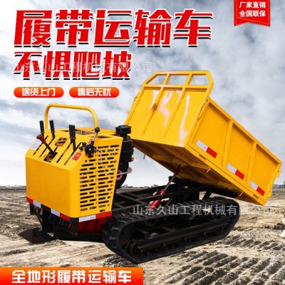 履帶運(yùn)輸車農(nóng)用多功能果園山地林地魚塘全地形四不像爬山虎爬坡王