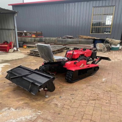 一洋機(jī)械 履帶式微耕機(jī) 開溝施肥一體機(jī) 小型拖拉除草機(jī)