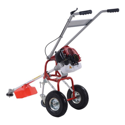 二沖程小型推手式兩輪割草機汽油綠籬修剪小型家用剪草割灌機