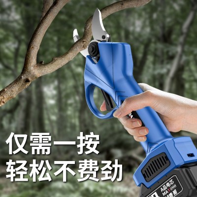 電動(dòng)剪刀充電式園林果樹修枝剪鋰電剪樹枝剪樹電剪子剪枝跨境批發(fā)