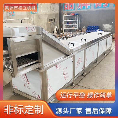 罐頭水浴式巴氏殺菌機 泡椒鳳爪殺菌設(shè)備 全自動軟包裝醬菜滅菌機