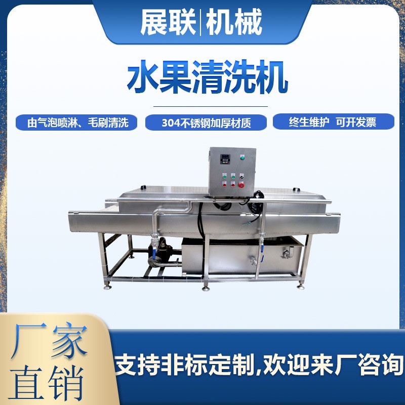 廠銷多功能果蔬清洗機不銹鋼渦流清洗機鼓泡清洗機中央廚房設備