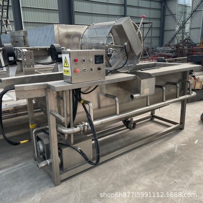 出售二手渦流清洗機 自動蔬菜清洗機商用食材清洗設備 不銹鋼設備