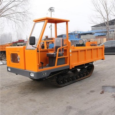 小型履帶運(yùn)輸車 農(nóng)用履帶車 2噸工程翻斗自卸車 小型履帶爬山虎