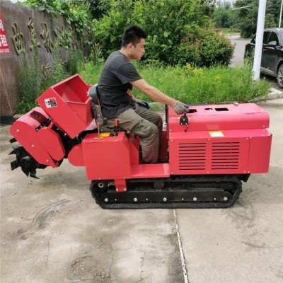 大棚多功能田園管理機 遙控履帶旋耕機 為民機械 工廠供應