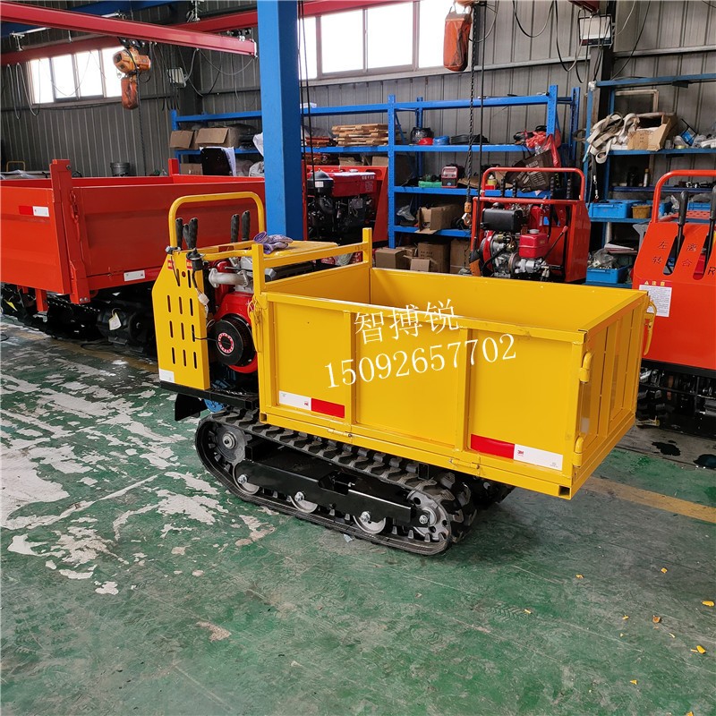 0.8噸爬山虎可加吊機 小型履帶運輸車廠家 現貨供應小履帶