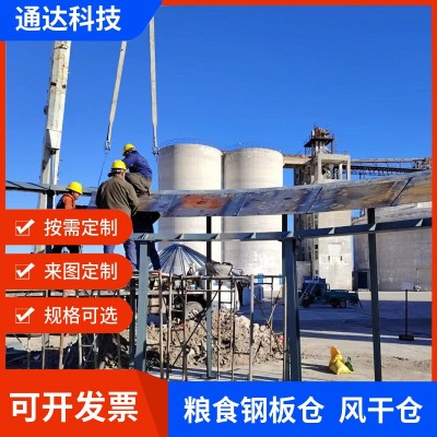 廠家定制各種噸位玉米小麥儲(chǔ)存設(shè)備鋼板倉(cāng)防潮風(fēng)干倉(cāng)可支持批發(fā)