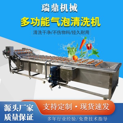 多功能洗菜機(jī) 高壓噴淋氣泡蔬菜清洗設(shè)備 全自動(dòng)臭氧氣泡清洗機(jī)
