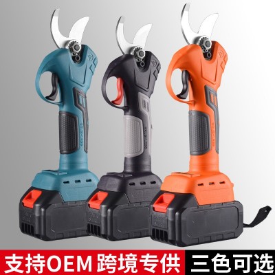鋰電修枝剪電動剪刀果樹修枝剪刀充電式電剪刀強力園林剪 樹電剪