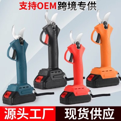 電動修枝剪刀果樹剪樹枝剪刀鋰電充電式剪子園林修枝粗枝剪電剪子