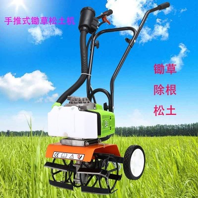 廠家直銷(xiāo)90小型農(nóng)田除草機(jī) 山地開(kāi)荒翻地旋耕機(jī) 兩沖程汽油微耕