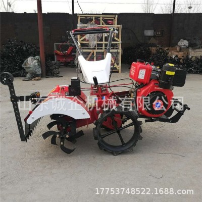 新型四驅微耕機手扶式柴油田園管理機四驅后旋農用旋耕機工廠直銷