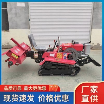 兩驅四驅柴油微耕機生產廠家 柴油動力果園大棚培土機廠
