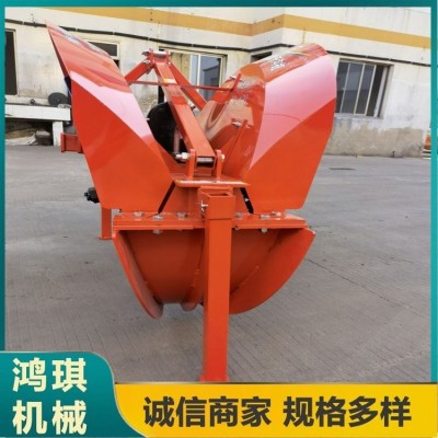 開(kāi)溝機(jī) 大馬力拖拉機(jī)牽引 高效快速 深度可調(diào)節(jié)