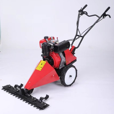 小型自走式割草機 園林農用果園除草機手推式汽油柴油剪草機廠家