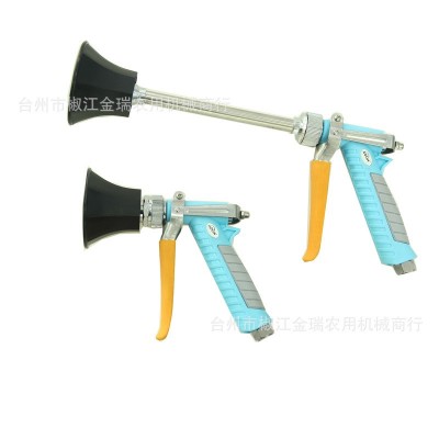 新款農(nóng)用噴霧器打藥機(jī)高壓可調(diào)遠(yuǎn)程噴槍陶瓷噴嘴園林噴頭雙色長槍