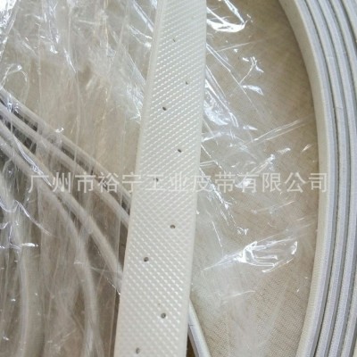 鋼板張力機皮帶 分條機皮帶 耐油PU面鉆石紋打孔 縱剪線 助卷機帶