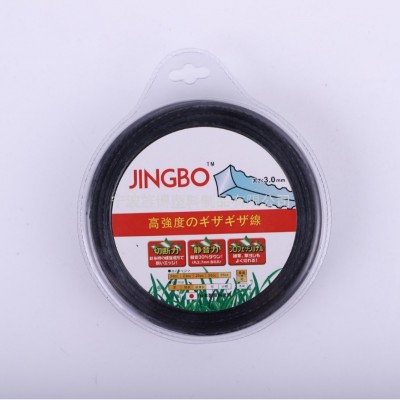 3.0mm 黑色鋸齒打草繩農機配件通用配件