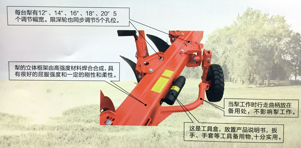 金稈1LF-B450液壓翻轉犁