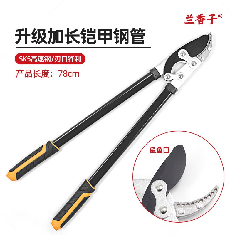 蘭香子粗枝剪樹枝果樹園藝園林剪刀剪枝高枝剪省力修枝剪大力剪