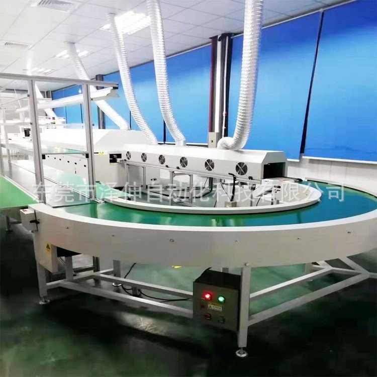 環形輸送線 廠家直供U形組裝線 90度180度轉角機 皮帶轉彎機