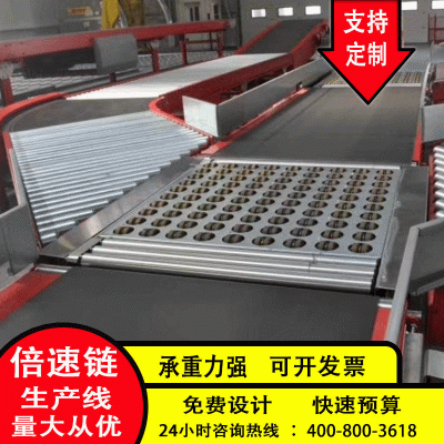 皮帶滾筒輸送機(jī) 智能高速分流輸送線 斜擺輪分揀機(jī)自動(dòng)化設(shè)備定制