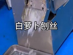 浪費(fèi)十秒鐘，浸式體驗(yàn)下白蘿卜刨絲 #刨絲機(jī) #果蔬加工設(shè)備 #食品機(jī)械設(shè)備