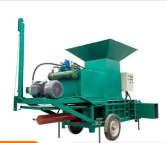 方捆自動套袋飼料壓塊機 青儲秸稈纏膜打捆機 牧場冬儲草料打包機