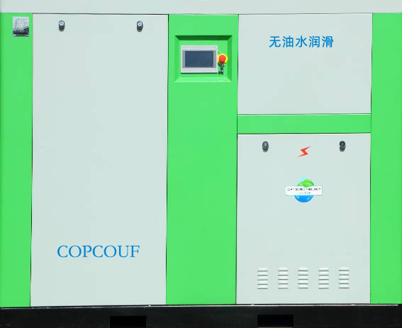 在使用過程中，如何正確操作無油水潤滑空壓機以確保安全和性能？